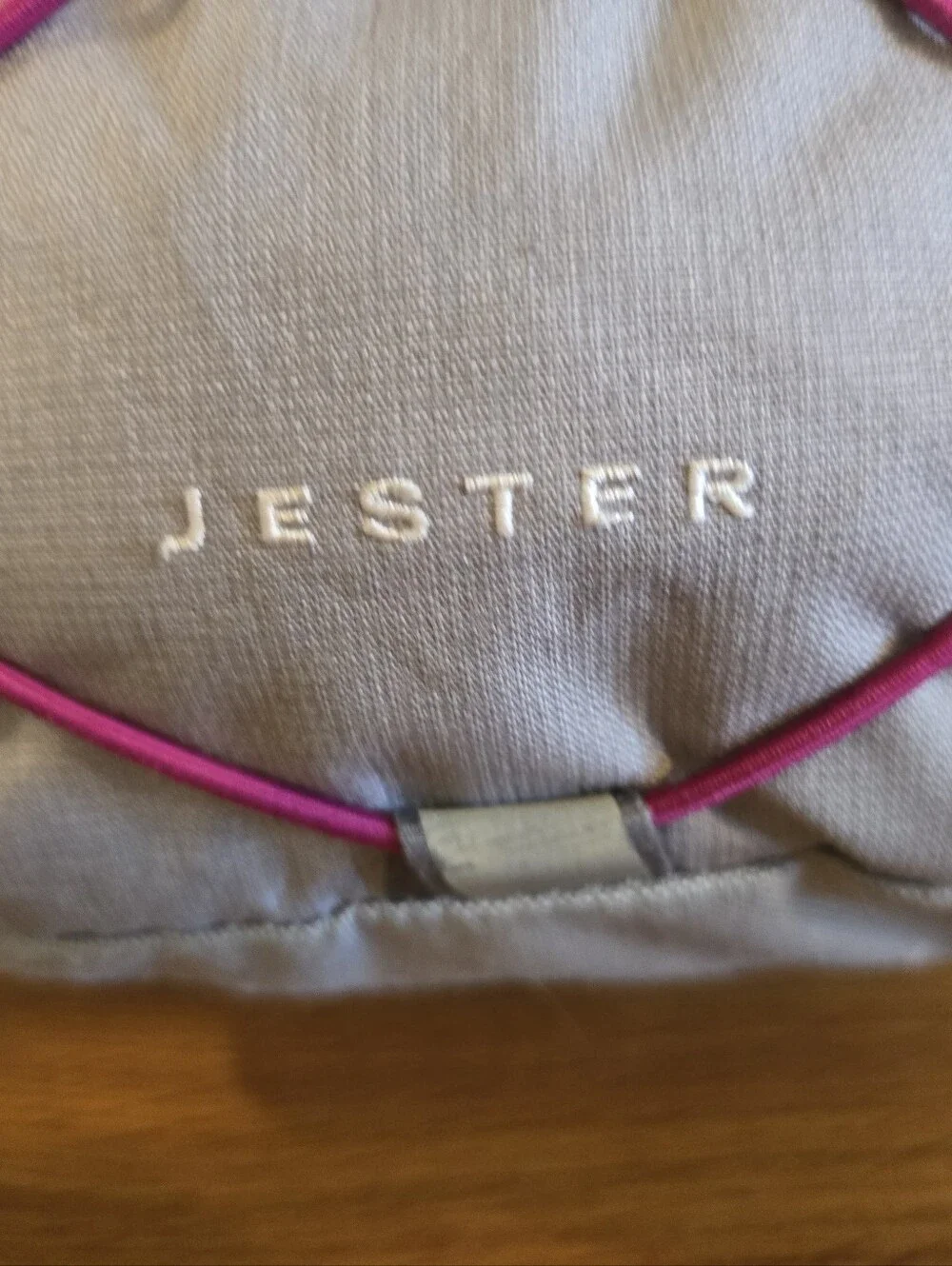 The North Face Women's Jester Backpack Gray Pink FlexVent Laptop Bag